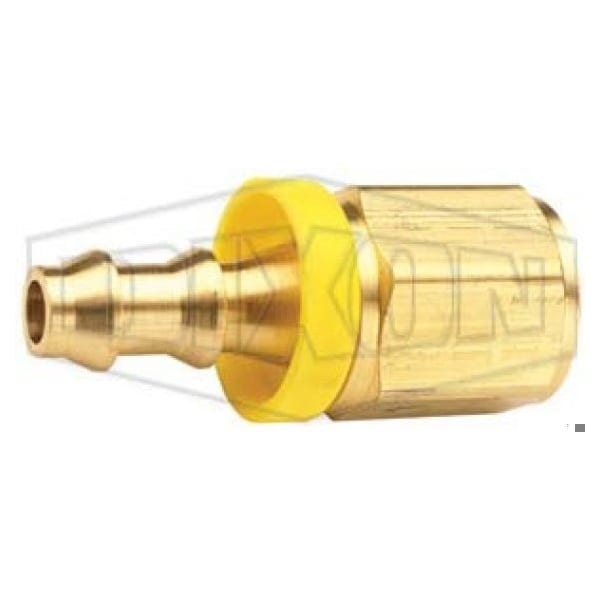 Hose Barb, 1-11-1/2 x 1 in Nominal, FNPT x Hose Barb, Brass, Domestic